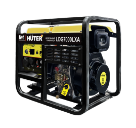 Дизельный электрогенератор Huter LDG 7000LXА