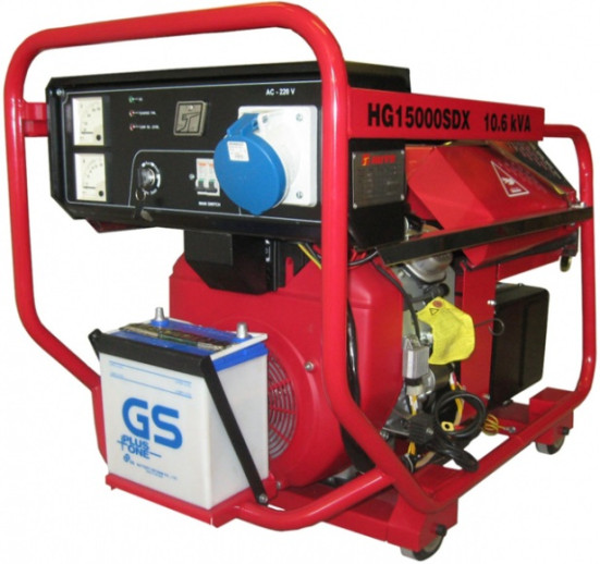 Газовая электростанция Huto HG 15000 ТDX в Санкт-Петербурге
