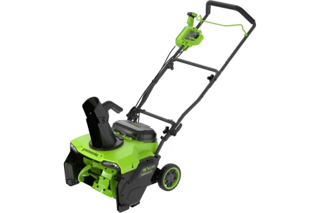 Снегоуборщик аккумуляторный Greenworks 40V 51 см GD40STX2K в Санкт-Петербурге