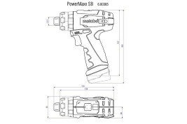 Аккумуляторная ударная дрель Metabo PowerMaxx SB Basic 600385890