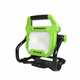 Фонарь светодиодный Greenworks, Арт. 3401307, 24V / 220V, без АКБ и ЗУ