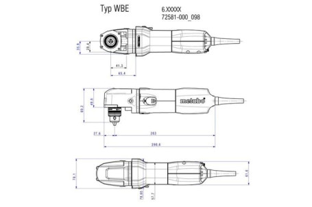 Угловая дрель Metabo WBE 700 600512000 в Санкт-Петербурге