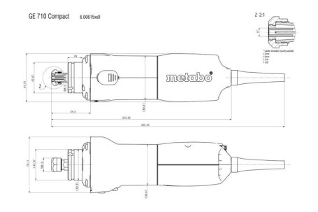 Прямошлифовальная машина Metabo GE 710 Compact 600615000 в Санкт-Петербурге