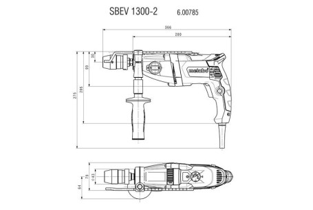Ударная дрель Metabo SBEV 1300-2 600785500 в Санкт-Петербурге