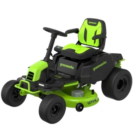 Трактор садовый аккумуляторный Greenworks GC82LT107, 82V, без АКБ и ЗУ