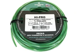 Триммерная леска STEVIMAN 3.0 HI-PRO 10м Витой квадрат с сердечником