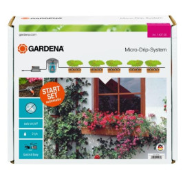 Комплект для микрокапельного полива в выходные дни горшечных растений GARDENA 01407-20.000.00