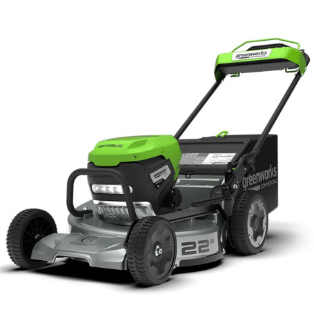 Газонокосилка аккумуляторная Greenworks LM221S, 82V, 56см, с алюминиевой декой, самоходная, бесщеточная, без АКБ и ЗУ в Санкт-Петербурге