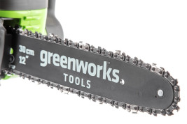 Аккумуляторная цепная пила Greenworks G-MAX 40V (30 см) (комплект АКБ 4 А/ч и ЗУ) G40CS30