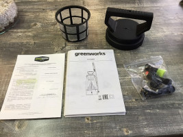 Опрыскиватель садовый аккумуляторный Greenworks 24V с АКБ и ЗУ