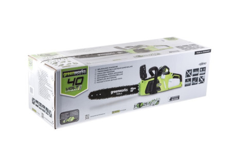 Аккумуляторная цепная пила Greenworks G-MAX 40V (40 см) (комплект АКБ 4 А/ч и ЗУ) GD40CS40K4 в Санкт-Петербурге