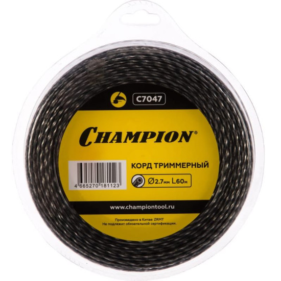 Корд трим.CHAMPION Tri-twist 2.7мм*60м (витой треугольник) в Санкт-Петербурге