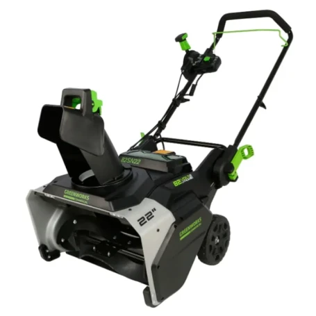 Снегоуборщик аккумуляторный Greenworks 82SN22, 82V, 56 см, бесщеточный, c 1хАКБ 5Ач и ЗУ в Санкт-Петербурге