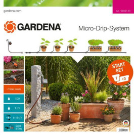 Комплект микрокапельного полива базовый с таймером GARDENA 13002-20.000.00