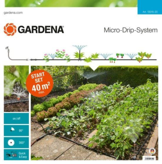 Комплект микрокапельного полива для грядок до 40м2 GARDENA 13015-20.000.00 в Санкт-Петербурге