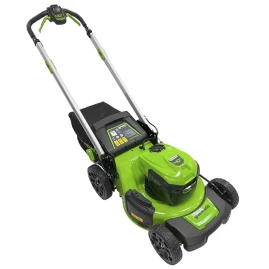 Газонокосилка аккумуляторная Greenworks GD40LM48SP, 40V, 48 см, самоходная, бесщеточная, c 1хАКБ 8 Ач и ЗУ