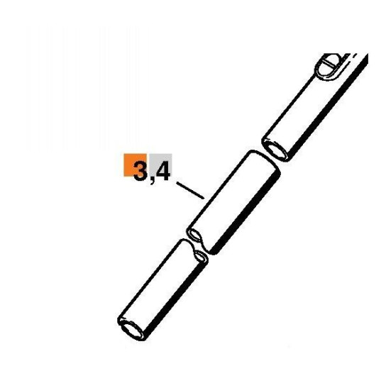 Штанга пластмассовая SE 60/SE 60E (2шт) Stihl 49015031600 в Санкт-Петербурге