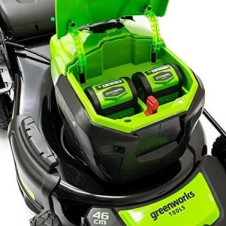 Газонокосилка аккумуляторная Greenworks GD40LM46SP, 40V, 46см, самоходная, бесщеточная, c 1хАКБ 8 Ач и ЗУ в Санкт-Петербурге