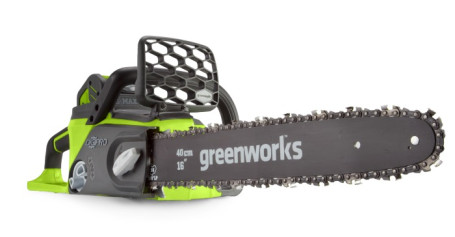 Аккумуляторная Бесщёточная Цепная пила Greenworks G-MAX 40V (40 см) (комплект) GD40CS40 в Санкт-Петербурге