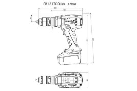 Аккумуляторная ударная дрель Metabo SB 18 LTX  Quick 602200890