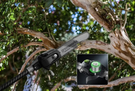 Высоторез/Сучкорез аккумуляторный телескопический Greenworks PS102T, 25 см, бесщеточный, без АКБ и З в Санкт-Петербурге