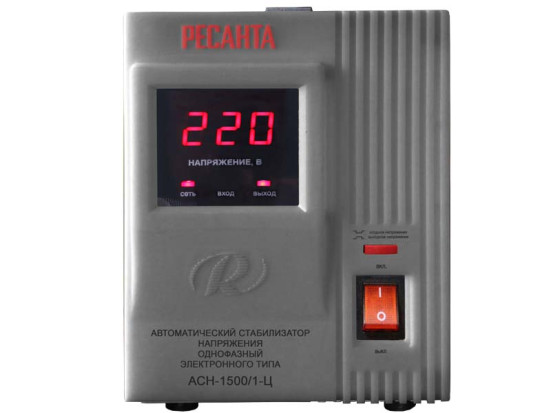 Стабилизатор Ресанта АСН-1500/1-Ц в Санкт-Петербурге