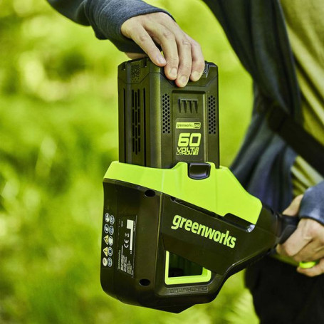 Кусторез штанговый аккумуляторный Greenworks Арт. 2301107, 60 В, 51 см, бесщеточный, без АКБ и ЗУ в Санкт-Петербурге