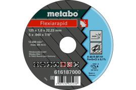 Отрезной круг Metabo 180х1,6х22,23мм Flexiarapid Inox A 30-R прямой 616184000