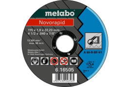 Отрезной круг Metabo 115х1,0х22,23мм Novorapid А 60-R прямой  616505000
