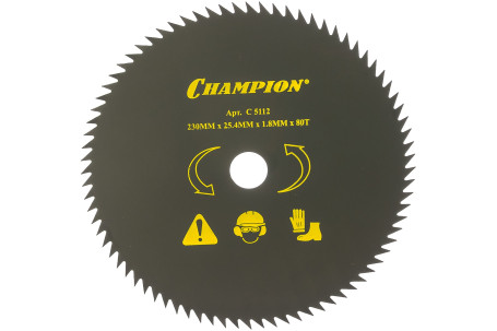 Нож с  остроугольными зубцами Champion 80/230/25,4 (SRM-2305SI,SRM-2655SI) в Санкт-Петербурге
