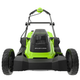 Газонокосилка аккумуляторная Greenworks GD24X2LM411 , 2х24V, 41 см, бесщеточная, c 2хАКБ 4Ач и ЗУ