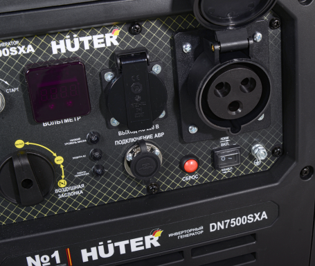 Генератор инверторный Huter DN7500SXA (электростартер) в Санкт-Петербурге