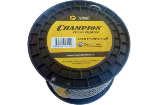 Корд трим.CHAMPION Aluminium 3.0мм*168м (круглый) в Санкт-Петербурге