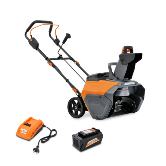 Снегоуборщик аккумуляторный VILLARTEC WA4051 SET: акк. AM408+Зу AC402 в Санкт-Петербурге