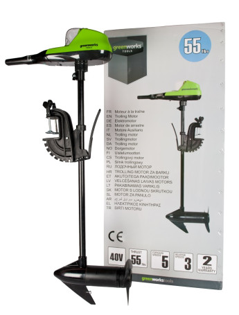 Лодочный мотор Greenworks G40TM55 40V 25 кг в Санкт-Петербурге