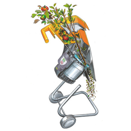 Садовый измельчитель STIHL GHE 105 электрический в Санкт-Петербурге