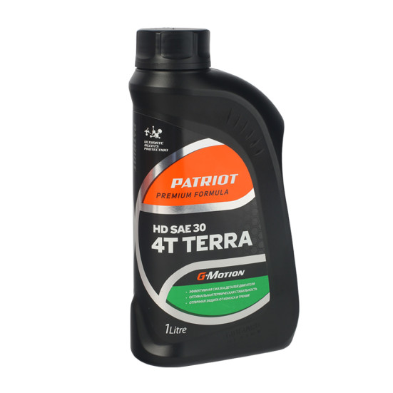 Масло минеральное PATRIOT G-Motion HD SAE 30 4Т TERRA 1л в Санкт-Петербурге