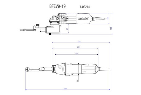 Ленточный напильник Metabo BFE 9-20 602244000 в Санкт-Петербурге