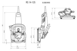 Шлифовальная машина по бетону Metabo RS 14-125 603824700