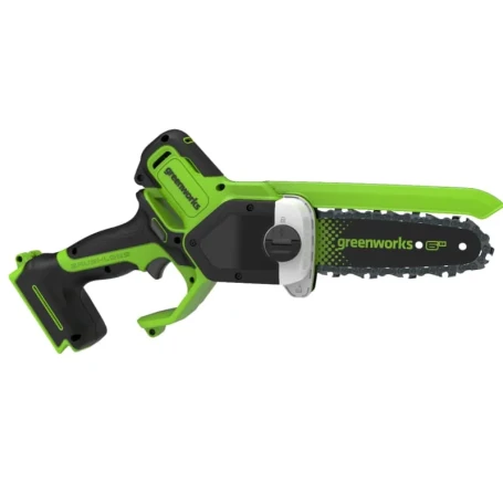 Цепная мини пила аккумуляторная Greenworks GD24CS15, 24V, 15см, бесщеточная, с автоматической смазкой цепи, без АКБ и ЗУ в Санкт-Петербурге