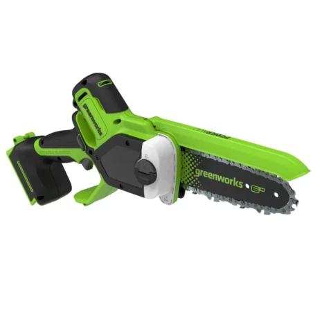 Цепная мини пила аккумуляторная Greenworks GD24CS15, 24V, 15см, бесщеточная, с автоматической смазкой цепи, без АКБ и ЗУ в Санкт-Петербурге