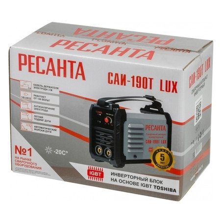 Инверторный сварочный аппарат Ресанта САИ-190Т LUX в Санкт-Петербурге
