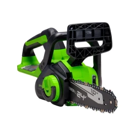 Цепная пила аккумуляторная Greenworks G24CS25, 24V, 25см, c 1хАКБ 8Ач и ЗУ