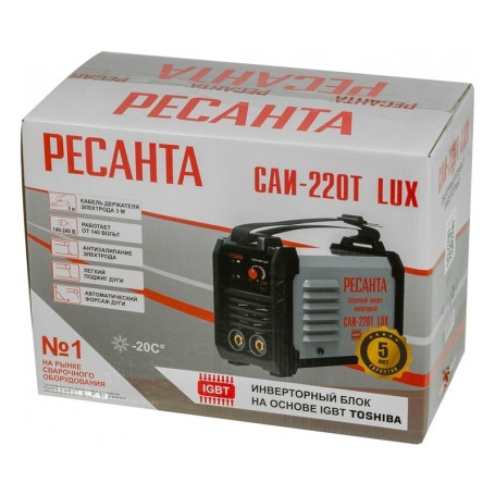 Инверторный сварочный аппарат Ресанта САИ-220Т LUX в Санкт-Петербурге