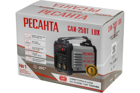 Инверторный сварочный аппарат Ресанта САИ-250Т LUX в Санкт-Петербурге