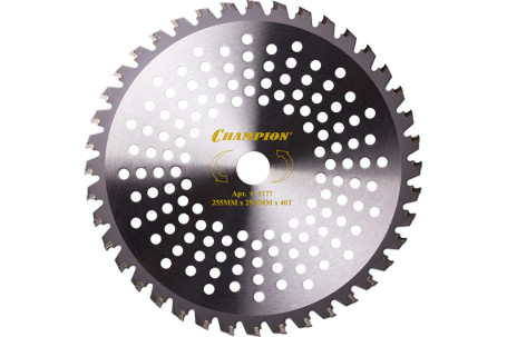Нож с зубцами из твердого сплава Champion Tiger 40/255/25,4  (SRM-330ES/SRM-350ES,4605) в Санкт-Петербурге