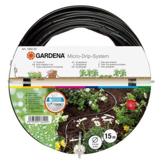 Шланг сочащийся для наземной прокладки 4.6 мм (3/16") GARDENA 01362-20.000.00 в Санкт-Петербурге