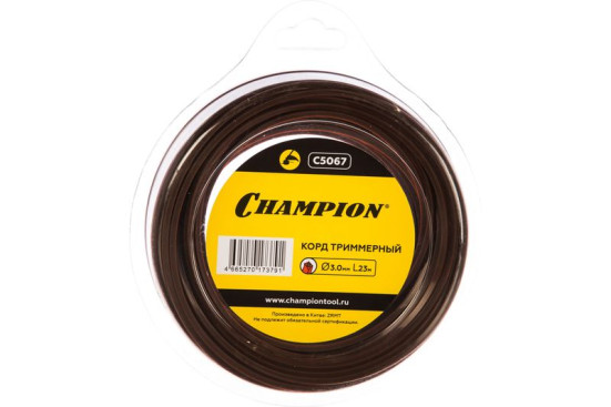Корд трим.CHAMPION Nylplus Square 3.0мм* 23м (квадрат) в Санкт-Петербурге