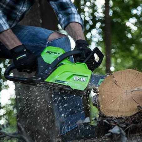 Аккумуляторная Бесщёточная Цепная пила Greenworks 60V (40 см) GD60CS40 в Санкт-Петербурге