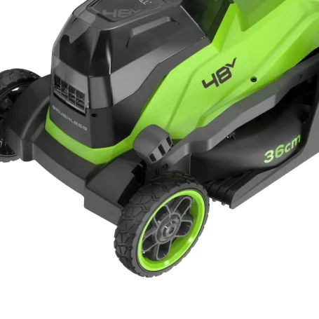 Газонокосилка аккумуляторная Greenworks GD24X2LM361,  2х24V, 36 см, бесщеточная, без АКБ и ЗУ в Санкт-Петербурге